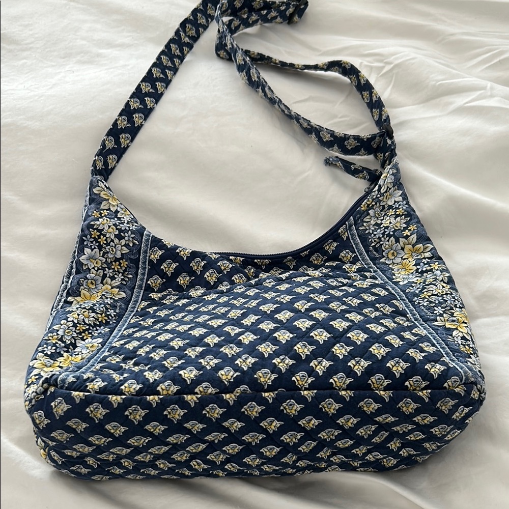 Floral Blue Shoulder Bag